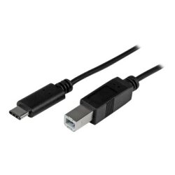 StarTech.com Câble USB-B vers USB-C de 1m, Câble de Transfert de Données, USB 2.0, USB-C