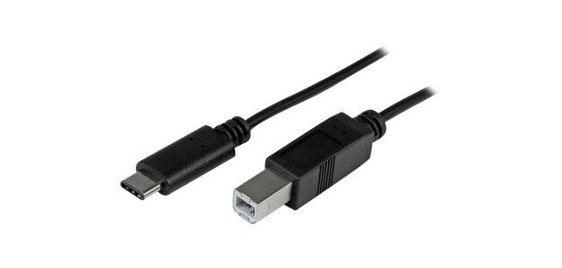 StarTech.com Câble USB-B vers USB-C de 1m, Câble de Transfert de Données, USB 2.0, USB-C