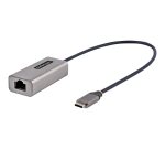StarTech.com Adaptateur USB-C vers Ethernet, Adaptateur Réseau USB 3.0 vers Gigabit Ethernet - 10/100/1000 Mbps, Adaptateur Ethernet USB-C vers RJ45 (GbE), Câble de Connexion de 30,4cm, Installation Sans Pilote