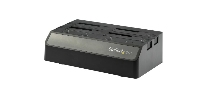 StarTech.com Station d'accueil USB 3.1 (10 Gb/s) pour 4 disques durs SATA III de 2,5" / 3,5" - Dock pour HDD / SSD avec UASP