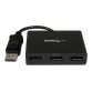 StarTech.com Répartiteur DisplayPort 1.2 à 3 ports, Adaptateur Multi-Moniteur DisplayPort vers 3x DP, Hub MST Double pour Ordinateur 4K 30Hz et 1080p 60Hz - Windows Uniquement