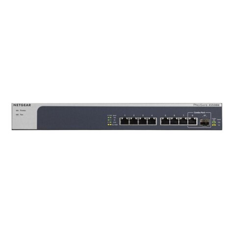 NETGEAR XS508M Non-géré 10G Ethernet (100/1000/10000) Gris, Argent