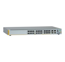 Allied Telesis AT-x230-28GP-50 Géré L3 Gigabit Ethernet (10/100/1000) Connexion Ethernet, supportant l'alimentation via ce port (PoE) Gris