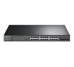 TP-Link Omada SG3428MP commutateur réseau Géré L2+ Gigabit Ethernet (10/100/1000) Connexion Ethernet, supportant l'alimentation via ce port (PoE) 1U Noir
