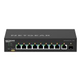 NETGEAR GSM4210PD-100EUS commutateur réseau Géré L2/L3 Gigabit Ethernet (10/100/1000) Connexion Ethernet, supportant l'alimentation via ce port (PoE) Noir
