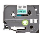 Brother TZE-751 ruban d'étiquette Noir sur vert
