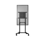 StarTech.com Chariot Meuble TV - Support TV sur Roulettes Portable pour Écrans VESA 37-70" (70kg) - Pied TV avec Étagère de Rangement - Inclinable - Gabarit de Montage Universel Télévision