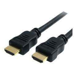 StarTech.com Câble HDMI 1m - Câble HDMI Haut Débit 4K avec Ethernet - Cordon HDMI UHD 4K 30Hz - Bande Passante 10.2 Gbps - Câble Vidéo/Affichage HDMI 1.4 M/M 28AWG - HDCP 1.4 - Noir