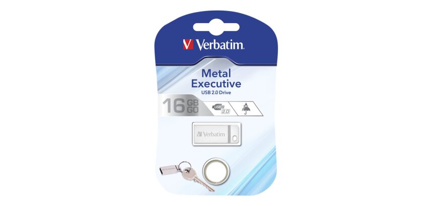 Verbatim Metal Executive - USB-Flash-Laufwerk - 16 GB