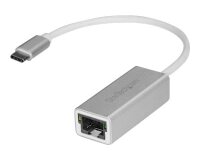 StarTech.com Adaptateur réseau USB-C vers RJ45 Gigabit Ethernet - M/F - Argent
