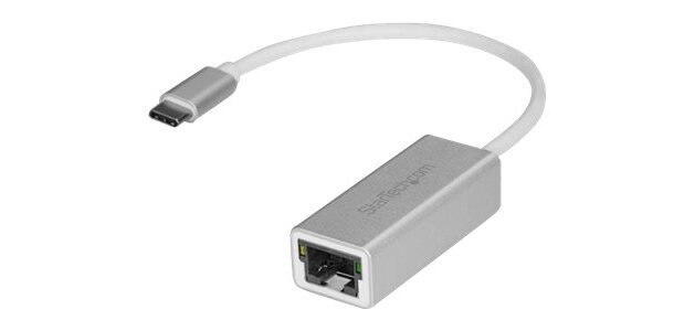 StarTech.com Adaptateur réseau USB-C vers RJ45 Gigabit Ethernet - M/F - Argent