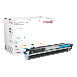 Remanufacturé Everyday Toner remanufacturé Cyan Everyday™ de Xerox compatible avec HP 130A (CF351A), Capacité standard