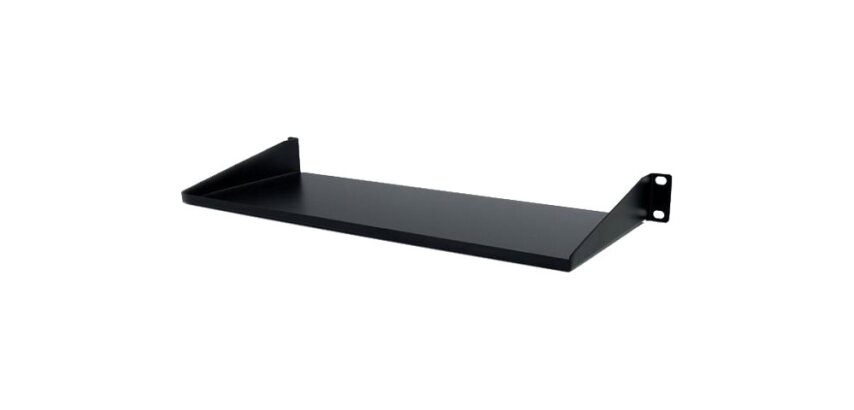 StarTech.com Étagère pour Rack Serveur 1U, Plateau Cantilever Universel pour Rack/Armoire d'Équipement Réseau 19 ", Acier Robuste, Capacité de Charge de 15kg, Profondeur de 18cm