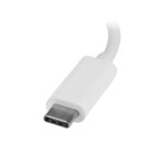 StarTech.com Hub USB-C à 3 ports avec Gigabit Ethernet - USB 3.0 (5Gbps) - USB-C vers 3x USB-A - Blanc