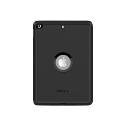 OtterBox Coque Defender pour iPad 7th/8th/9th gen, protection antichoc et ultra-robuste avec protection d'écran intégrée, 2x testé selon la norme militaire, Noir