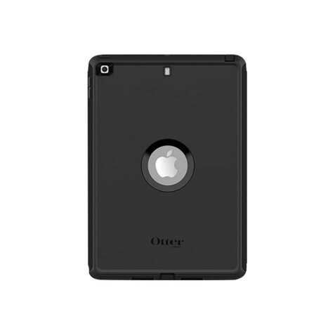 OtterBox Coque Defender pour iPad 7th/8th/9th gen, protection antichoc et ultra-robuste avec protection d'écran intégrée, 2x testé selon la norme militaire, Noir