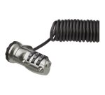 StarTech.com LTLOCK3DCOIL câble antivol Noir, Acier inoxydable 1,8 m