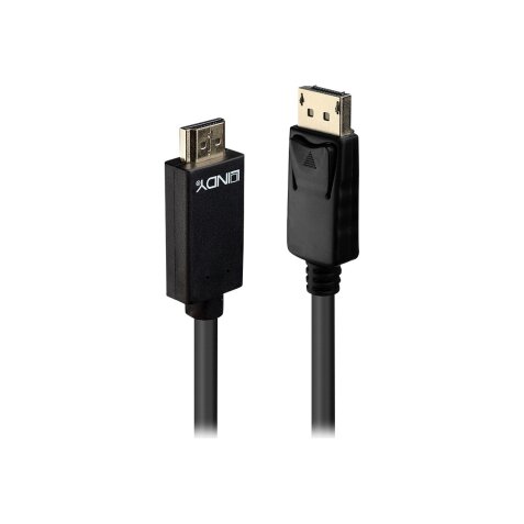 Lindy 36920 câble vidéo et adaptateur 0,5 m DisplayPort HDMI Type A (Standard) Noir