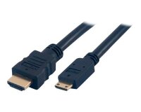 MCL 1m HDMI câble HDMI HDMI Type A (Standard) HDMI Type C (Mini) Noir