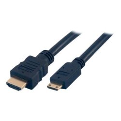 MCL 1m HDMI câble HDMI HDMI Type A (Standard) HDMI Type C (Mini) Noir