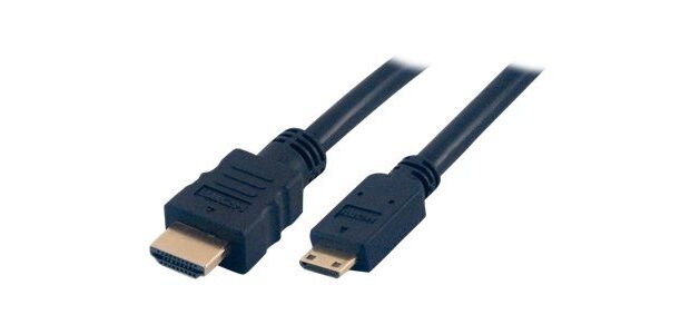 MCL 1m HDMI câble HDMI HDMI Type A (Standard) HDMI Type C (Mini) Noir