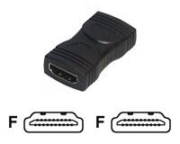 MCL Coupleur HDMI FM / FM 19-pin HDMI-A Noir
