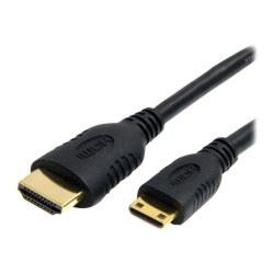 StarTech.com Câble HDMI haute vitesse avec Ethernet 2 m - HDMI vers HDMI Mini - M/M