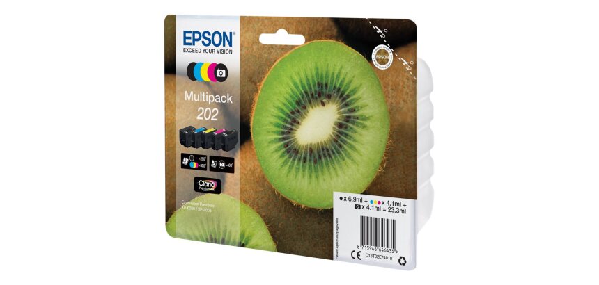 Epson Kiwi Multipack 5-colours 202 Claria Premium Ink