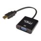 MCL CG-287C2 câble vidéo et adaptateur 0,2 m HDMI Type A (Standard) VGA (D-Sub) + 3,5 mm Noir