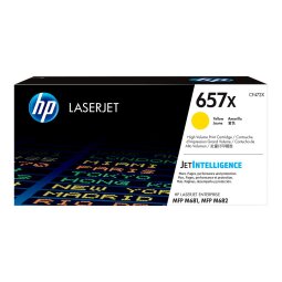 HP 657X - à rendement élevé - jaune - original - LaserJet - cartouche de toner (CF472X)