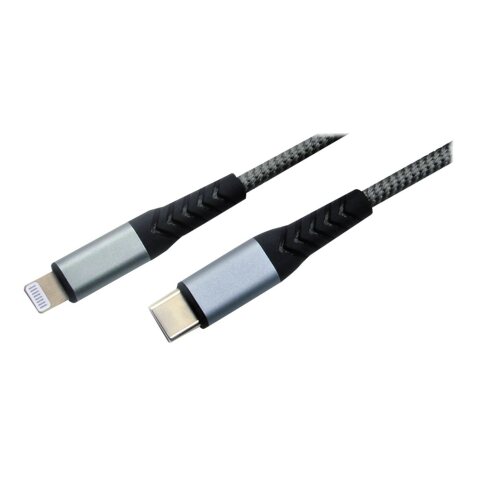 MCL MC923-1C/LIZ-1M câble Lightning Gris