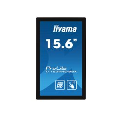 iiyama ProLite TF1634MC-B8X écran plat de PC 39,6 cm (15.6") 1920 x 1080 pixels Full HD LED Écran tactile Multi-utilisateur Noir