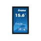 iiyama ProLite TF1634MC-B8X écran plat de PC 39,6 cm (15.6") 1920 x 1080 pixels Full HD LED Écran tactile Multi-utilisateur Noir