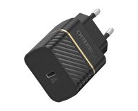 OtterBox EU Wall Charger 20W - 1X USB-C 20W USB-PD, noir - produits livrés sans emballage