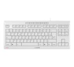 CHERRY STREAM KEYBOARD TKL clavier Universel USB AZERTY Français Blanc
