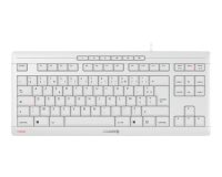 CHERRY STREAM KEYBOARD TKL clavier Universel USB AZERTY Français Blanc