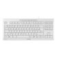 CHERRY STREAM KEYBOARD TKL clavier Universel USB AZERTY Français Blanc