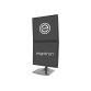 Ergotron DS Series DS100 Dual Monitor Desk Stand, Vertical 61 cm (24") Bureau Noir