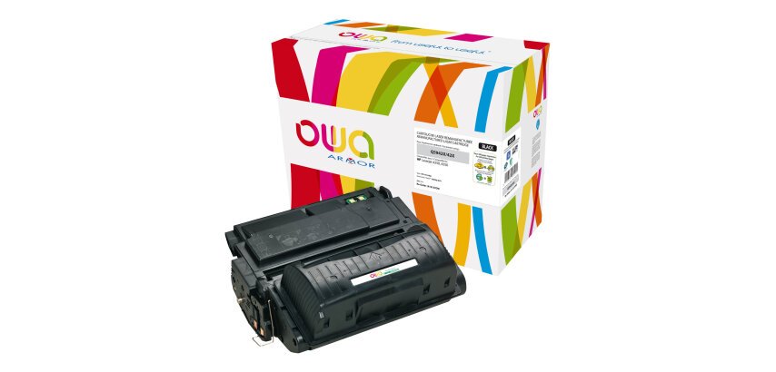 Toner remanufacturé OWA - haute capacité - Noir - pour HP Q5942X