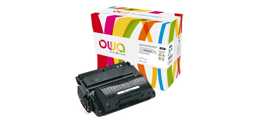 Toner remanufacturé OWA - haute capacité - Noir - pour HP Q5942X