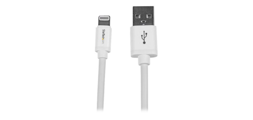 StarTech.com Câble Apple Lightning vers USB pour iPhone, iPod, iPad - 2 m Blanc