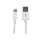 StarTech.com Câble Apple Lightning vers USB pour iPhone, iPod, iPad - 2 m Blanc