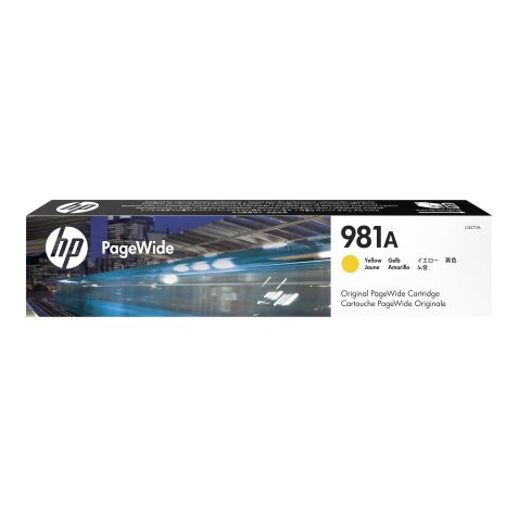 HP 981A cartouche PageWide Jaune authentique