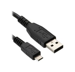 DLH Cable USB-A vers micro USB noir 1m