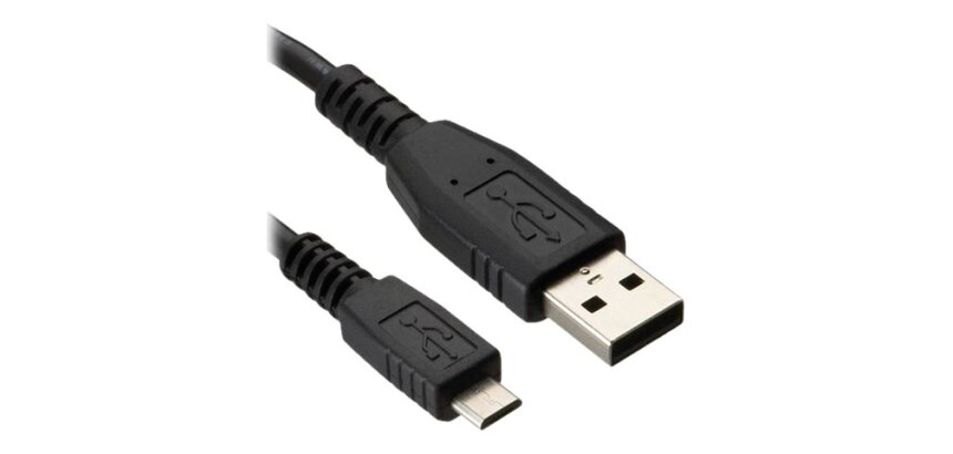 DLH Cable USB-A vers micro USB noir 1m