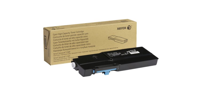 Xerox Cartouche de toner Cyan de Grande capacité Imprimante couleur ® VersaLink® C400?/?multifonctions ® VersaLink® C405 (4800 pages) - 106R03518