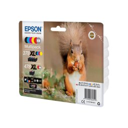 Epson 478XL Multipack - pack de 6 - haute capacité - gris, noir, jaune, cyan, magenta, rouge - original - cartouche d'encre