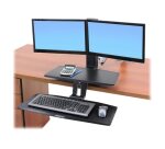 Ergotron WorkFit -A 61 cm (24") Bureau Noir