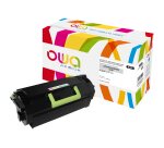 Toner remanufacturé OWA - haute capacité - Noir - pour LEXMARK 52D2X00, 52D2X0E