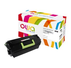 Toner remanufacturé OWA - haute capacité - Noir - pour LEXMARK 52D2X00, 52D2X0E